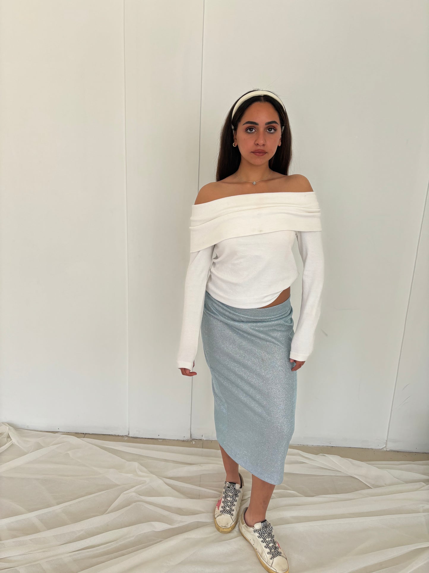 Blue lagoon Midi Skirt