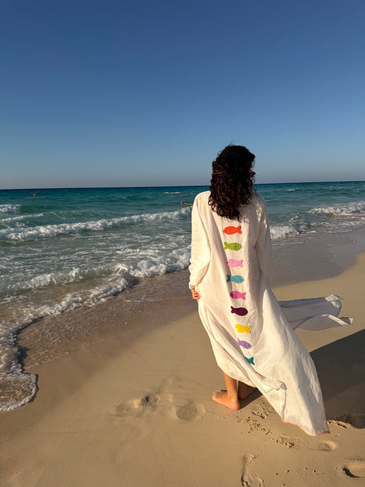 Catch of the Day Kimono